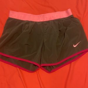 Grey/Pink NIKE Running shorts